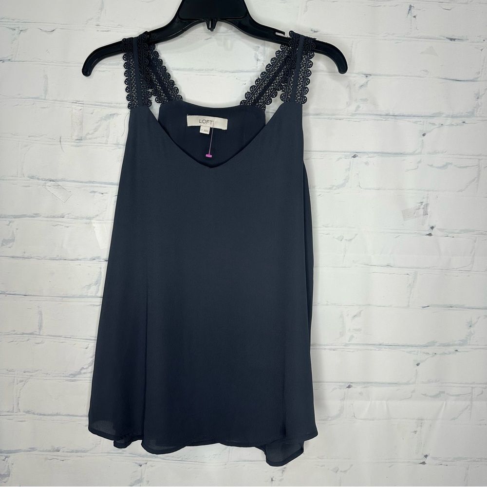 Loft small gray top‎